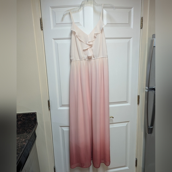 Lauren Conrad Maxi Pink Ombre Dress - Picture 3 of 9